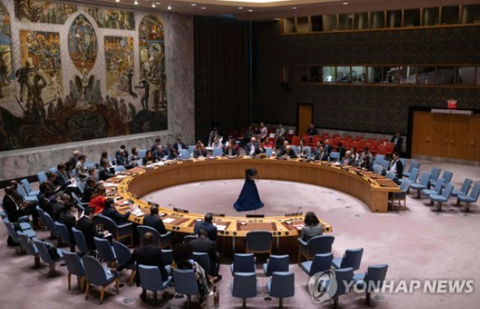 북한 정찰위성 발사 문제 논의하는 유엔 안보리 회의 (사진=AFP)